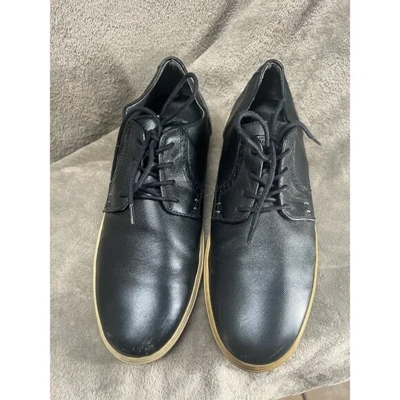 Bull Boxer Jadyn Men’s 9 Metallic Blue Leather Shoes Loafers Sneakers 43 Oxfords - Picture 5 of 13